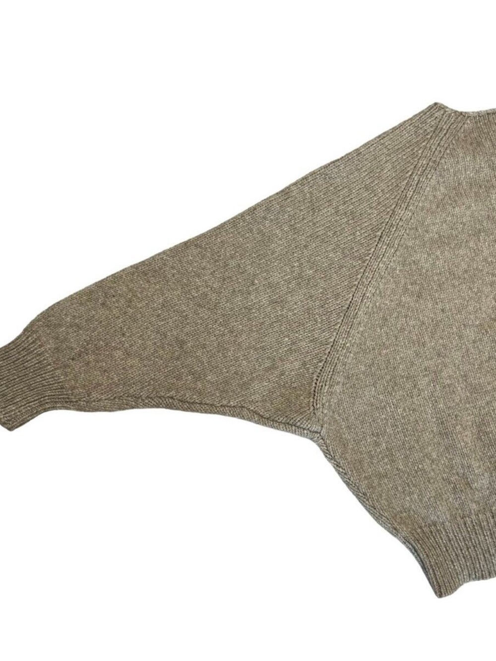 18-8 NILI LOTAN Wool Yak Blend Sweater Round Neck WOMENS L Beige Long Sleeve - Picture 10 of 15